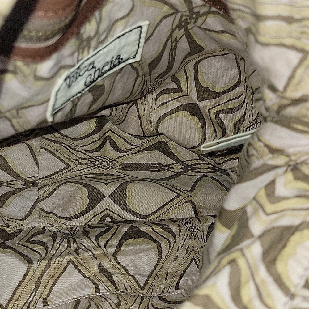 Anthropologie Bica Cheia Brown Leather Tote Bag - Picture 11 of 12